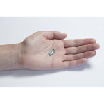 Aigue marine rectangle 3,89 ct - vue D2