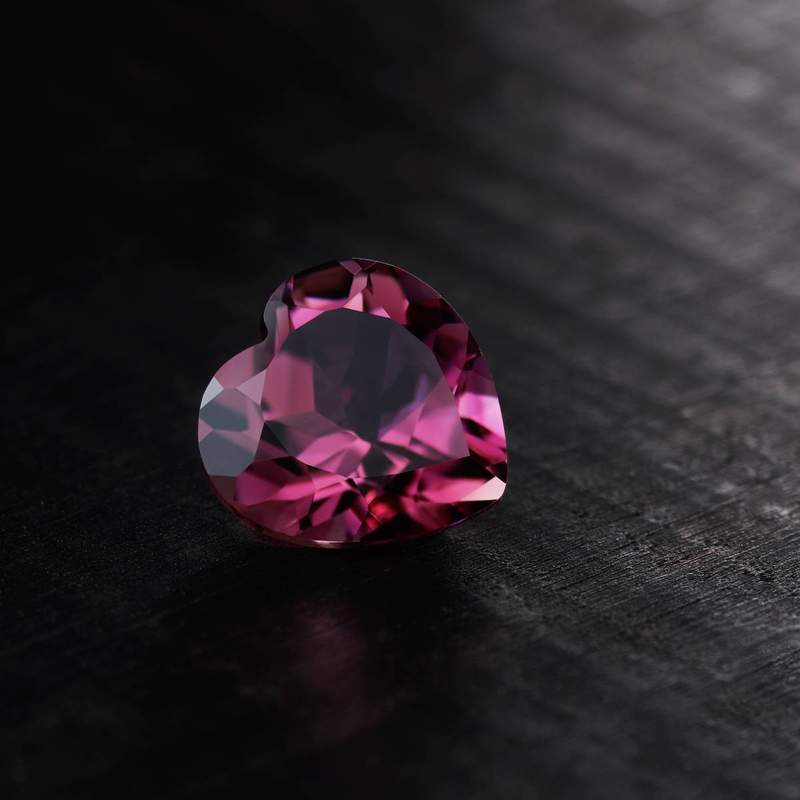 Tourmaline rose - vue 1