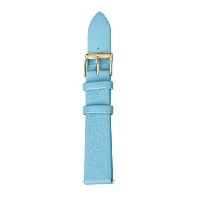 Bracelet de montre cuir bleu clair 18 mm - vue 1