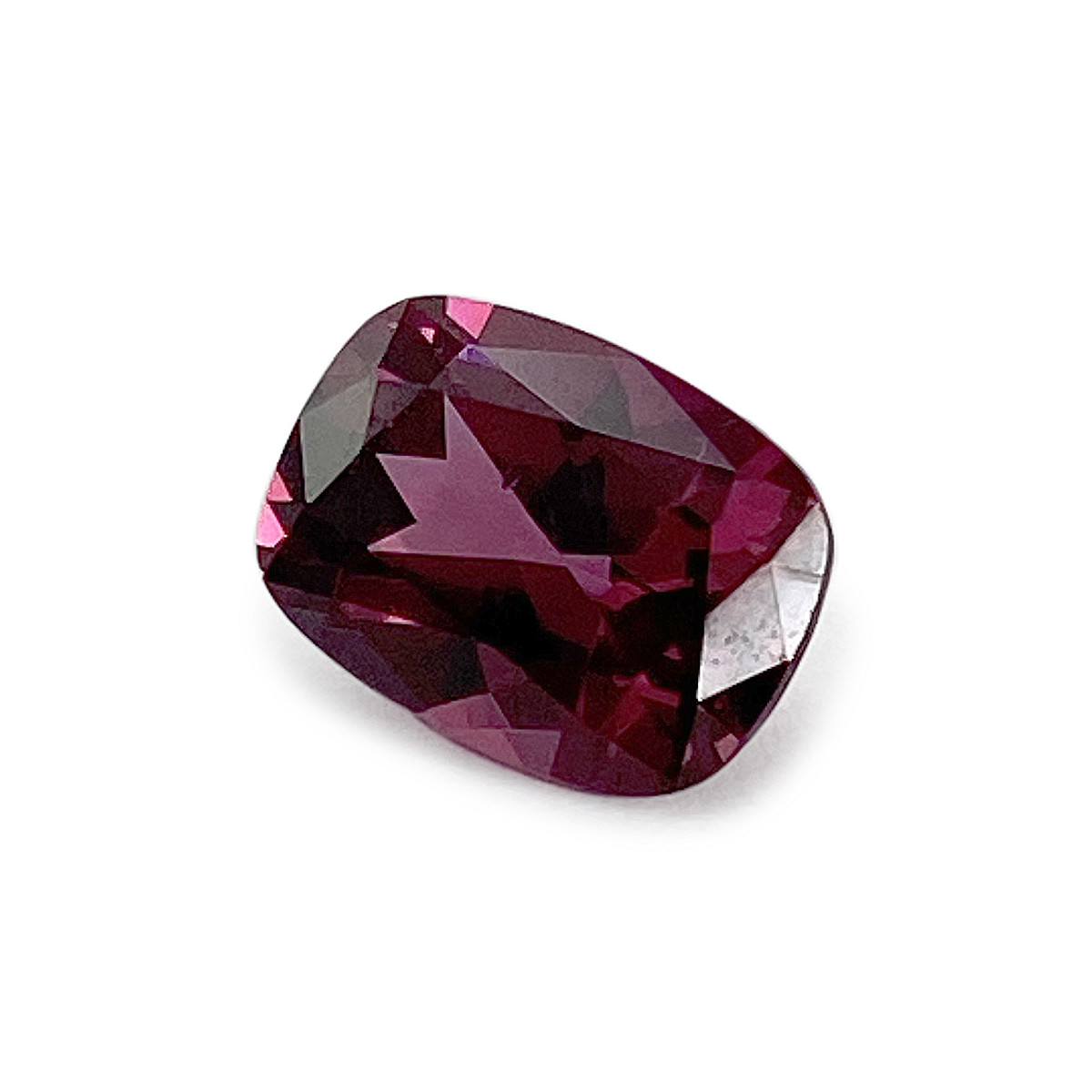 GRENAT RHODOLITE rectangle pans coupés 3.58 ct.