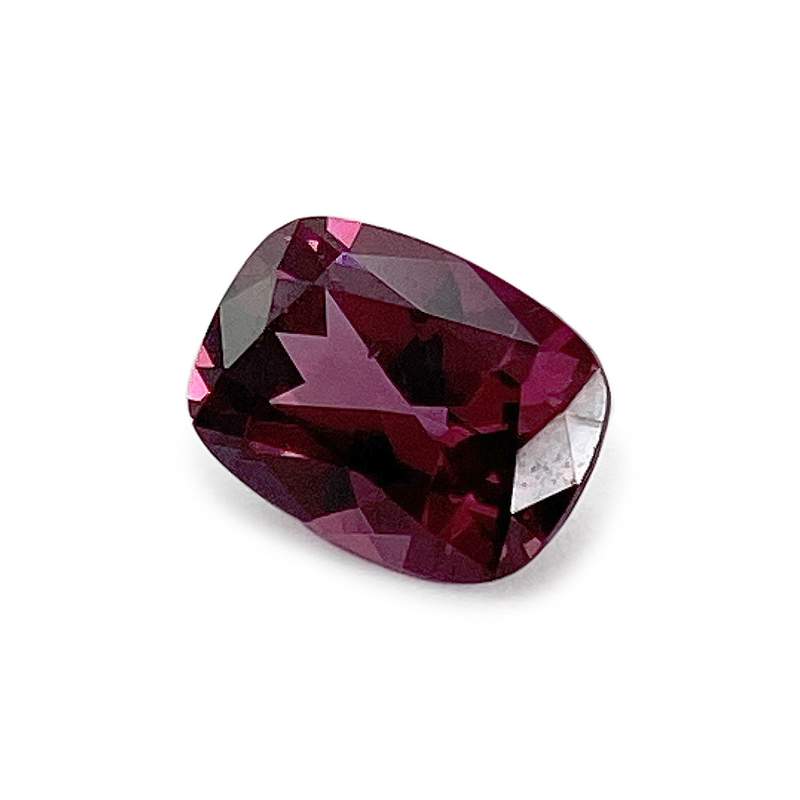 GRENAT RHODOLITE rectangle pans coupés 3.58 ct. - vue 1