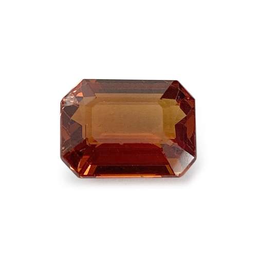 GRENAT rectangle pans coupés 3.40 ct.
