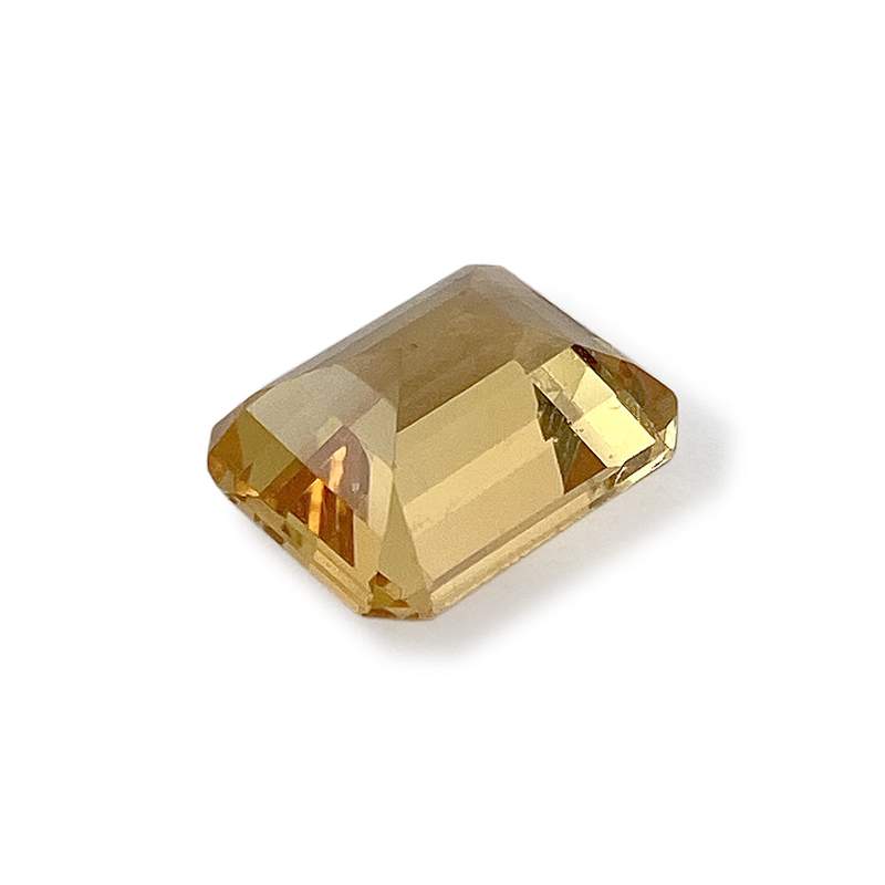 TOPAZE JAUNE rectangle pans coupés 3.58 ct. - vue 2