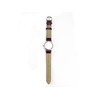 Montre personne malvoyante mixte acier bracelet cuir noir - vue V3