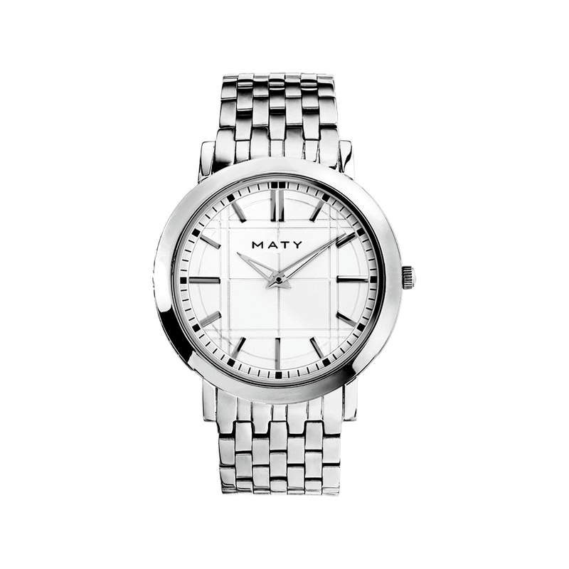 Montre homme bracelet acier - vue 1