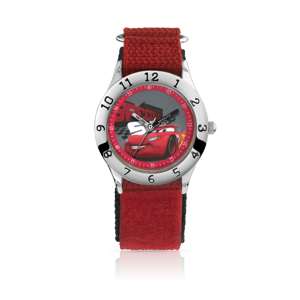 Montre Cars enfant chromée bracelet nylo Disney Enfant Montre