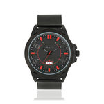 Montre revêtement noir milanais - vue 1