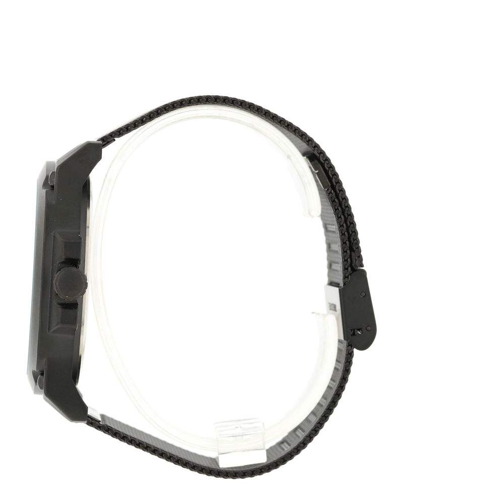 Montre revêtement noir milanais - vue 6