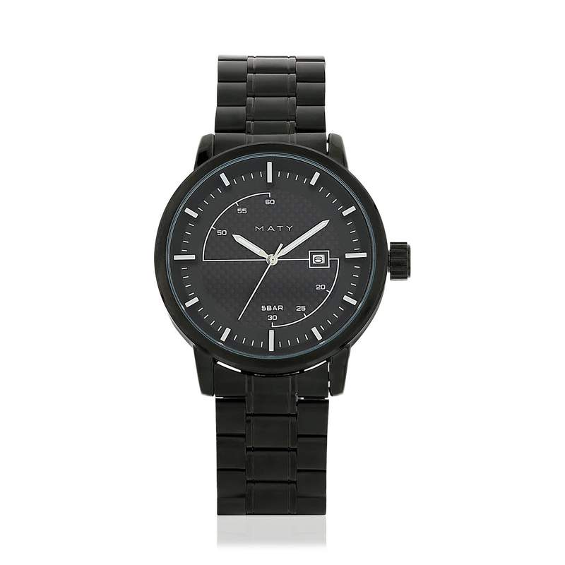 Montre revêtement noir - vue 1