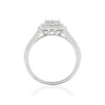 Bague MATY Or 750 blanc Diamants blancs - vue 2