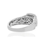 Bague MATY Or 750 blanc Diamants blancs - vue 4