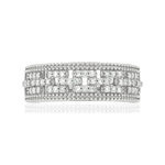 Bague MATY Or 750 blanc Diamants blancs - vue 3