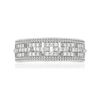Bague MATY Or 750 blanc Diamants blancs