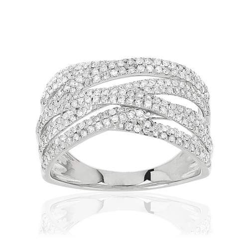 MATY ring 750 witgoud Witte diamanten