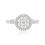 Bague MATY Or 750 blanc Diamants H/P1 blancs - vue 3