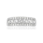 Bague MATY Or 750 blanc Diamants blancs - vue 3