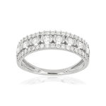 Bague MATY Or 750 blanc Diamants blancs - vue 1