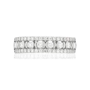 Bague MATY Or 750 blanc Diamants blancs