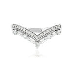 Bague MATY Or 750 blanc Diamants blancs - vue 3