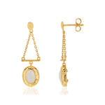 Boucles d'oreilles MATY Dorées Quartz - vue 1