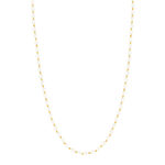 Parure or 375 perles de culture de chine collier bracelet - vue D1