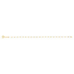 Parure or 375 perles de culture de chine collier bracelet - vue D3