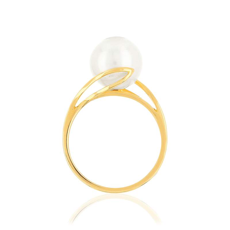 Bague MATY Or 375 jaune Perle de culture de Chine - vue 2