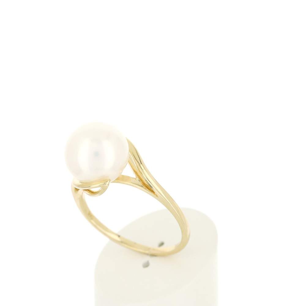 Bague MATY Or 375 jaune Perle de culture de Chine - vue 3