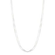 Collier Multi rangs MATY Argent 925 45 CM