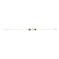 Bracelet MATY Or 375 jaune Quartz 19 cm