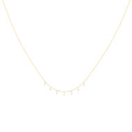 Collier MATY plaqué or Zirconias