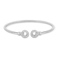 Bracelet rigide MATY Argent 925 Zirconias
