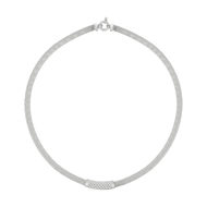 Collier MATY Argent 925 Zirconias 43 cm