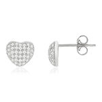 Boucles d'oreilles MATY Argent 925 Zirconia - vue 1