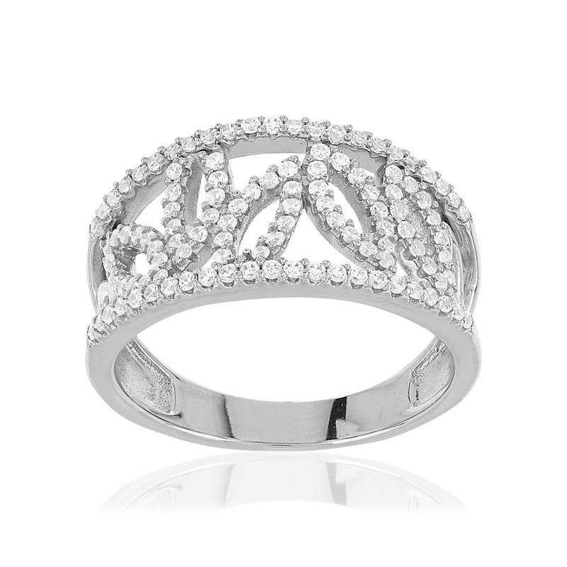 Bague MATY Argent 925 Zirconia - vue 1