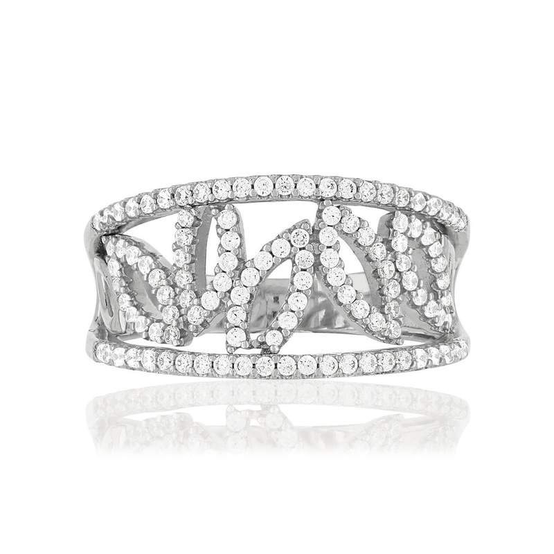 Bague MATY Argent 925 Zirconia - vue 3