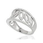 Bague MATY Argent 925 Zirconia - vue D1