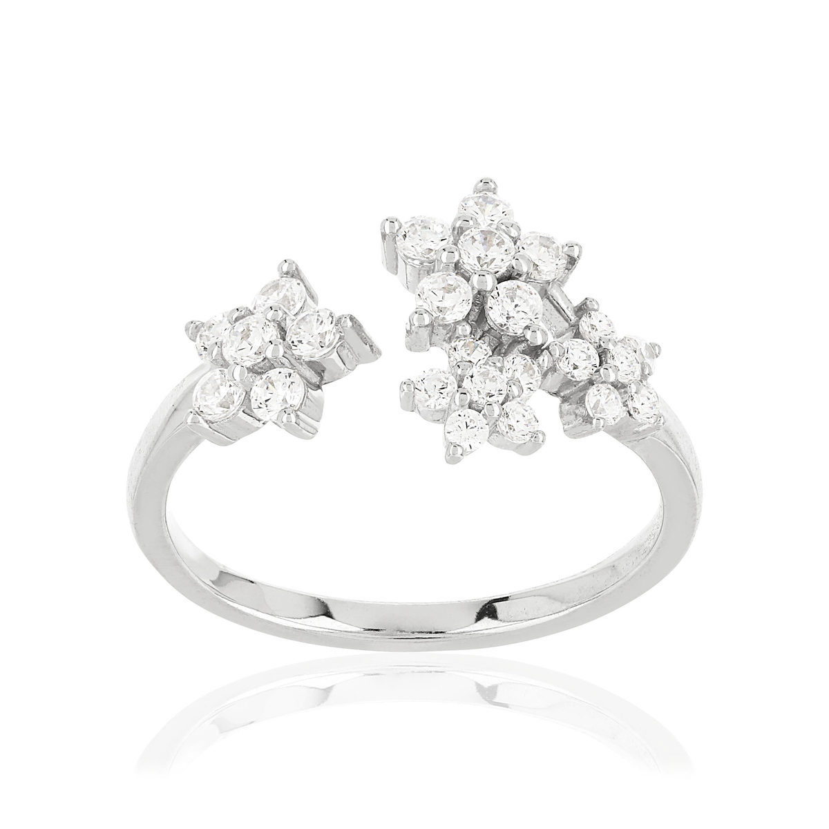 Bague MATY Argent 925 zirconia - vue V1