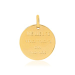 Medaille MATY Plaqué or - vue 1