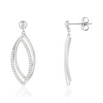 Boucles d'oreilles MATY Argent 925 Zirconia - vue 1