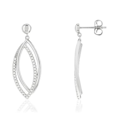 Boucles d'oreilles MATY Argent 925 Zirconia