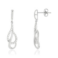 Boucles d'oreilles MATY Argent 925 Zirconia