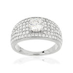 Bague MATY Argent 925 Zirconia - vue 1
