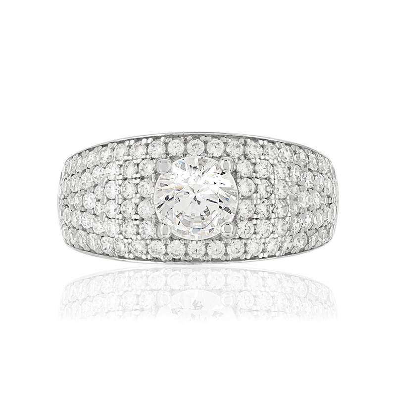 Bague MATY Argent 925 Zirconia - vue 3