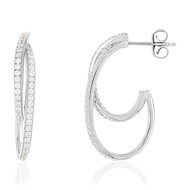 Boucles d'oreilles MATY Argent 925 Zirconia