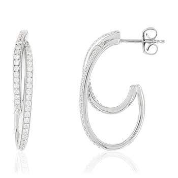 925 silver zirconia earrings
