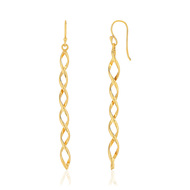 Boucles d'oreilles MATY Plaque or