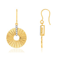 Boucles d'oreilles MATY Plaqué or Zirconia