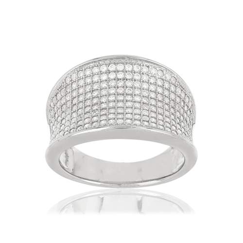 Bague argent 925 zirconias