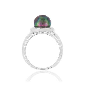925 zilveren ring met Tahitiaanse gekweekte parel